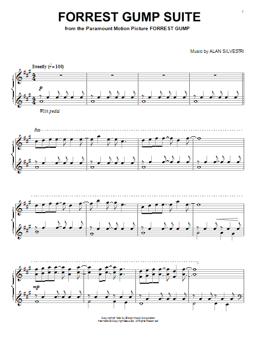 forrest gump suite orchestra score pdf
